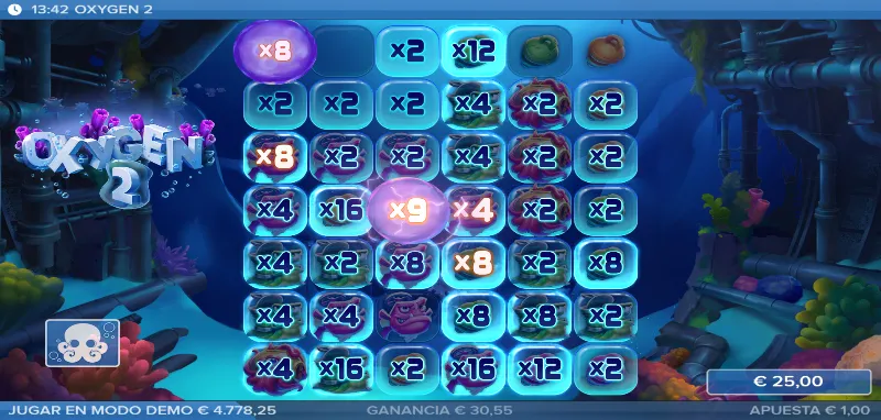 El súper bonus asegura la aparición de una o más medusas antes de que caigan los símbolos en cada giro.