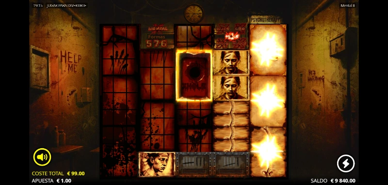 La función de xHole recoge todos los símbolos en el tablero y los reubica de forma ampliada y al azar por el tablero.