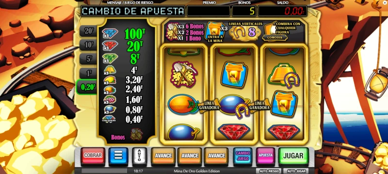 Tienes ya preparada la reseña Mina de Oro Golden Edition con su demo para jugarla.