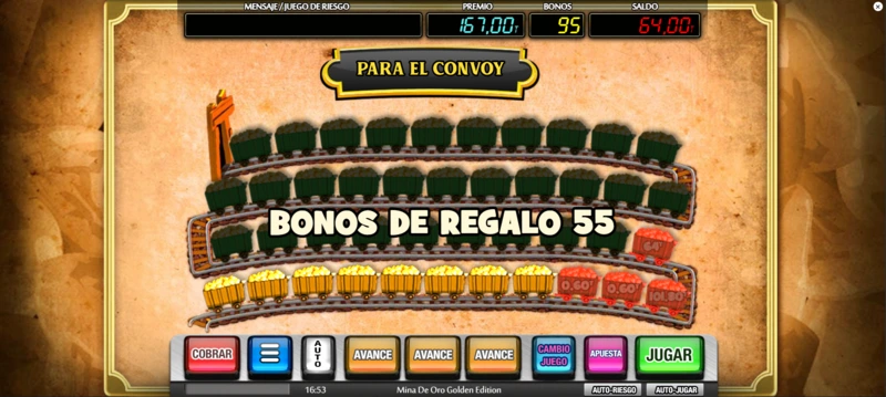 Jugar Mina de Oro Golden Edition gratis es una forma de pasar un rato entretenido sin gastar dinero.