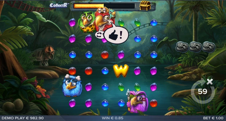 Pirots 2 es gratis en su versión demo.