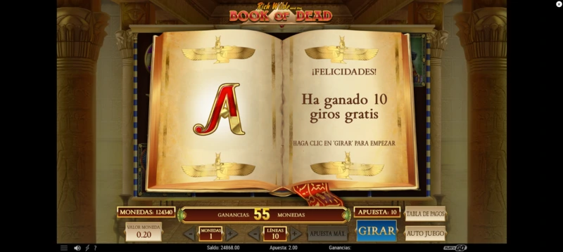 Book of Dead demo gratis es una buena opción para entender todas sus mecánicas