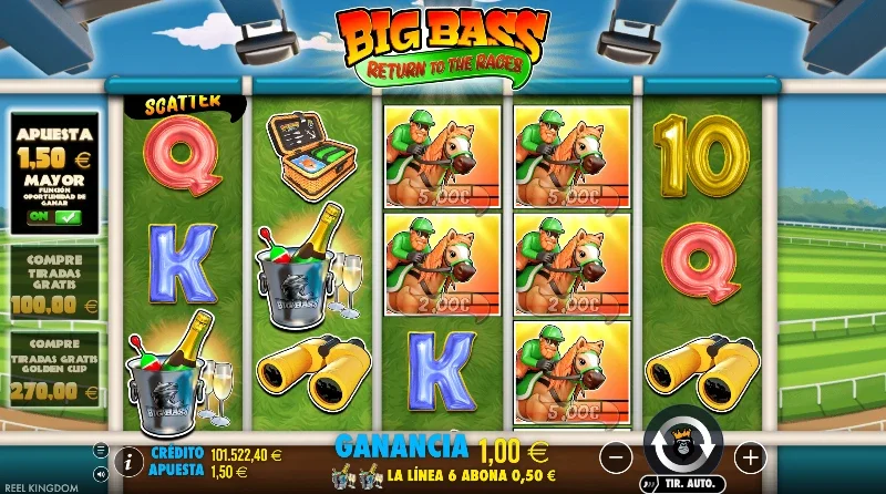 Disfruta de un aspecto más pulido e igual de colorido en esta vuelta a las carreras del hipódromo.