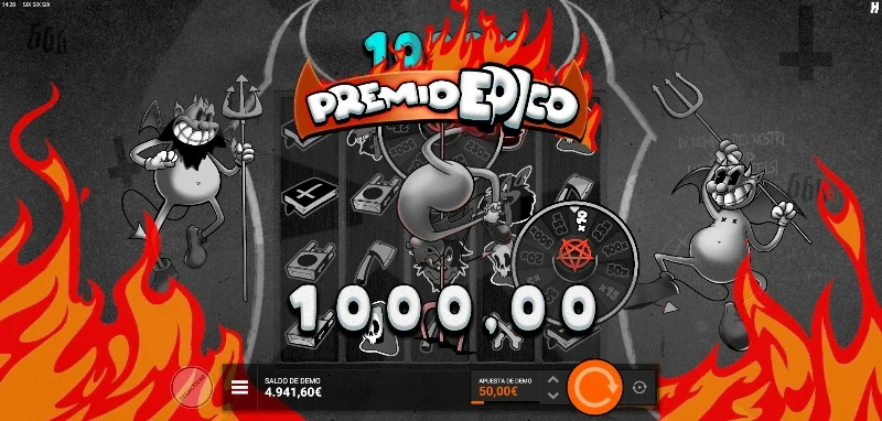 Las animaciones son ilustraciones en movimiento de un baile tipo pool dance por parte de los diablillos del juego.