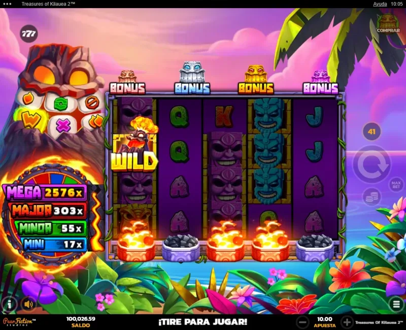 Demo Treasures Of Kilauea 2 para poder entender las nuevas mecánicas de juego.