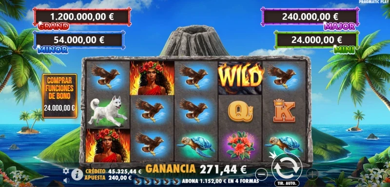 Juega a Volcano Goddess casino en cualquier operador de los que recomendamos con bonos de bienvenida o bonos sin depósito.