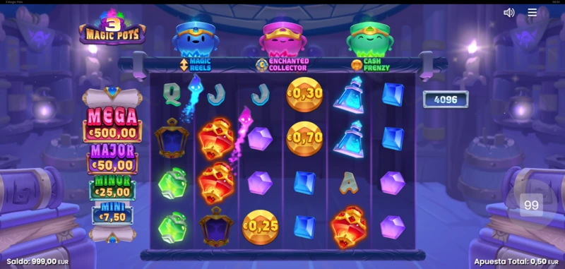 3 Magic Pots slot review disponible para que puedas consultar cómo jugar, sus funciones especiales y mi opinión sobre el juego.