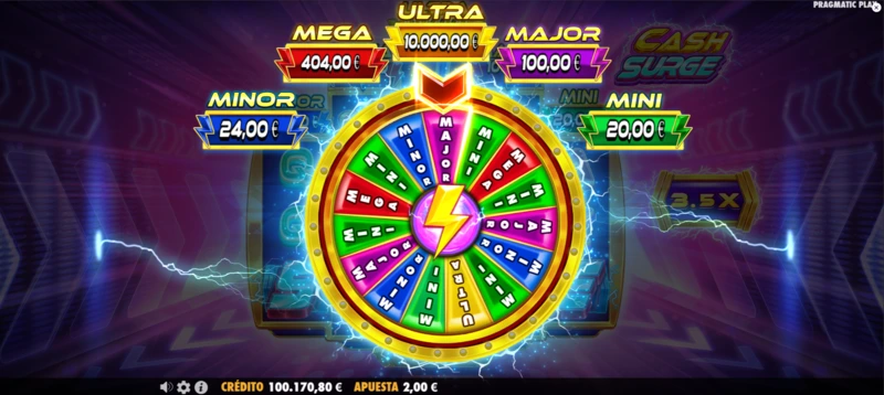 Cash Surge demo slot es una buena opción si no quieres jugar con dinero real.