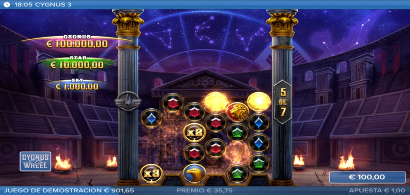 Cygnus 3 slot gratis con la reseña completa de la tragaperras de ELK Studios.