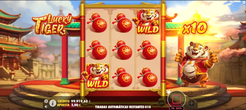 "Lucky Tiger casino no deposit bonus" es una manera que usa la gente para encontrar dónde jugar a esta slot gratis sin tener que ingresar dinero.