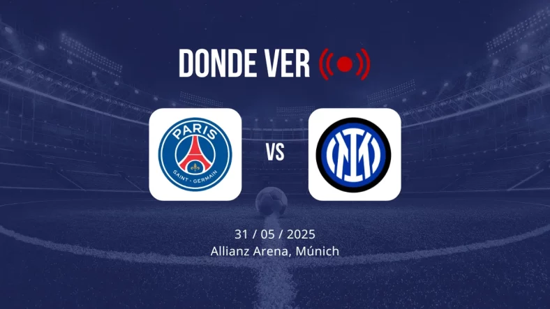 PSG vs Inter: Alineaciones, horario y dónde ver
