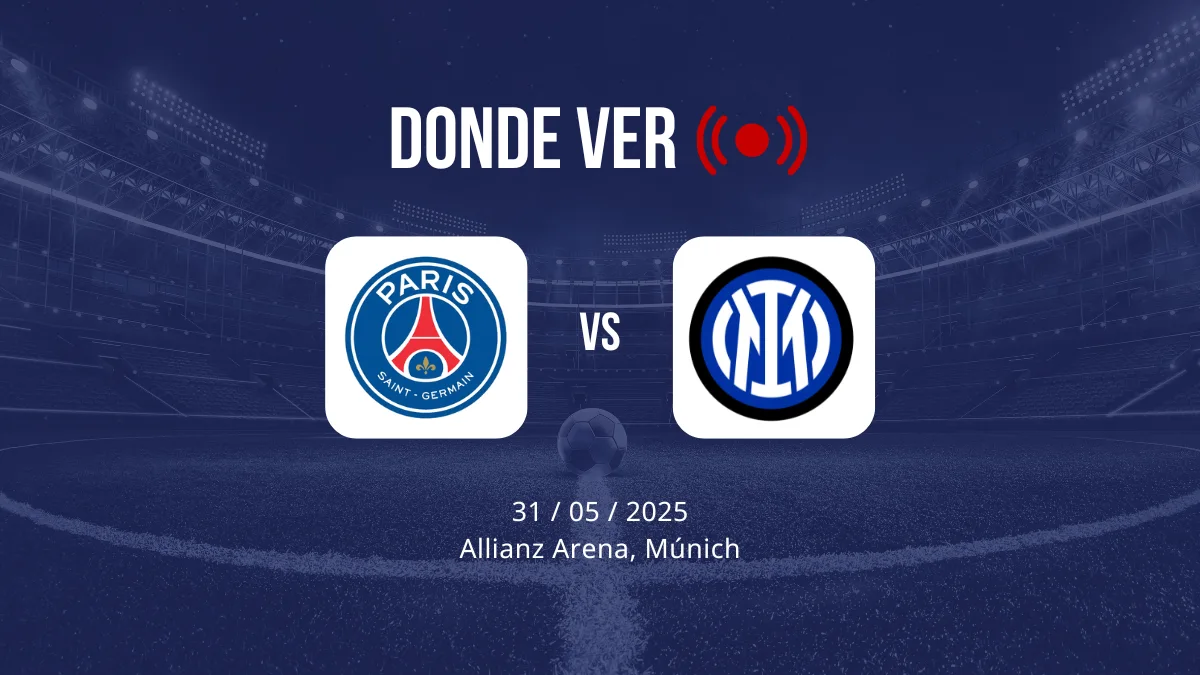 horario, alineaciones y donde ver psg vs inter de la champions league