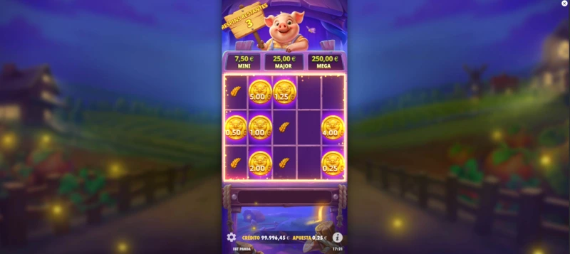 Jugar a Pig Farm gratis sin registrarte es posible en nuestro portal y catálogo de tragaperras gratuitas.