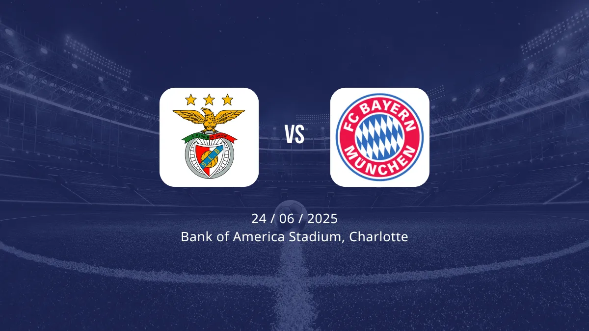 Benfica vs Bayern de Múnich: cuándo es, fecha, hora, canal, TV, cómo y dónde ver gratis en directo y en vivo online el Mundial de Clubes FIFA 2025