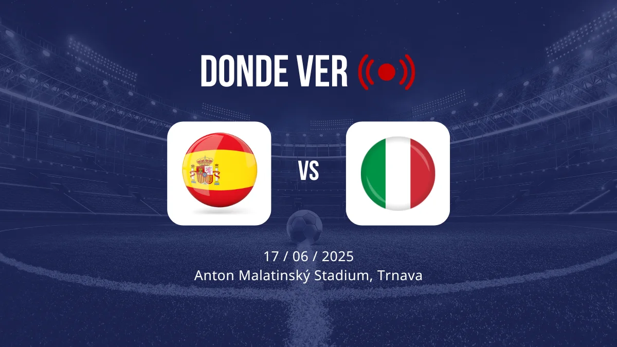 horario, alineaciones y donde ver españa vs italia del europeo sub-21