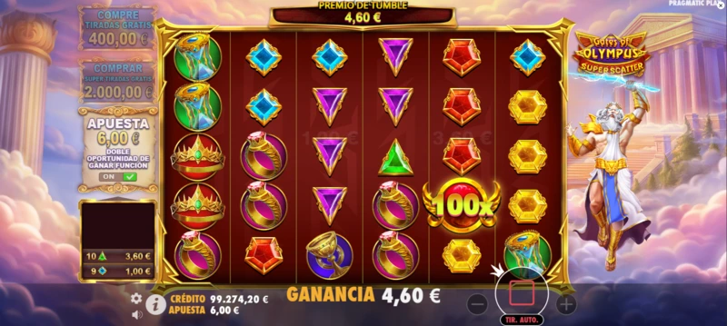Super Scatter Gates of Olympus tragaperras es un juego de Pragmatic Play que mantiene su sistema de juego original, pero con una nueva función de premio en efectivo.