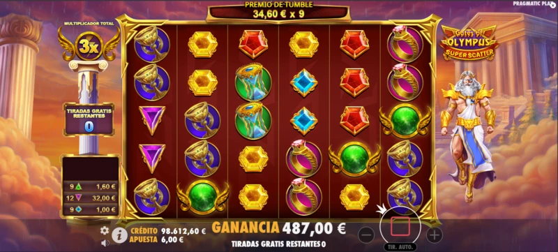 Gates of Olympus Super Scatter demo es una forma de jugar sin arriesgar dinero para entender el funcionamiento de sus mecánicas.