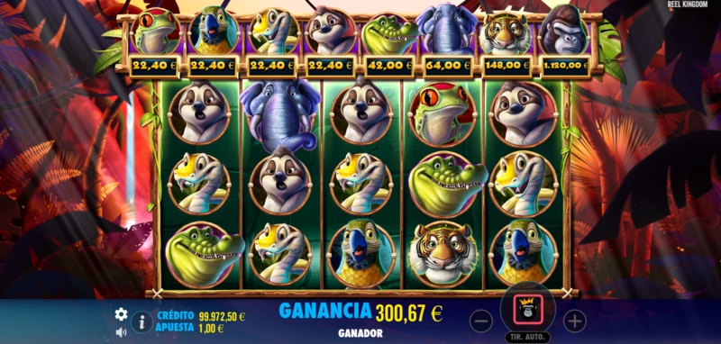 Jumbo Safari demo gratis en CasasDeApuestas.com junto a otras cuatro mil slots gratis.