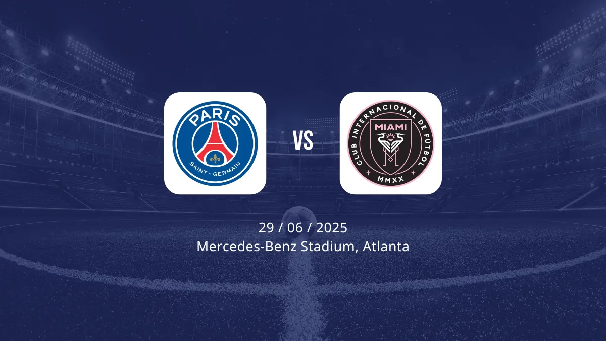 PSG vs Inter de Miami: cuándo es, fecha, hora, canal, TV, cómo y dónde ver gratis en directo y en vivo online el Mundial de Clubes FIFA 2025