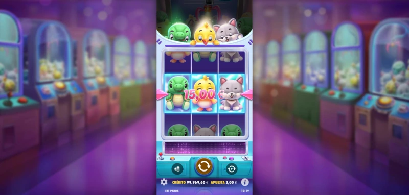 Plushie Wins tragamonedas gratis es un juego de sencilla mecánica con una línea de juego y 4 tipos de combinaciones únicas y con premio.