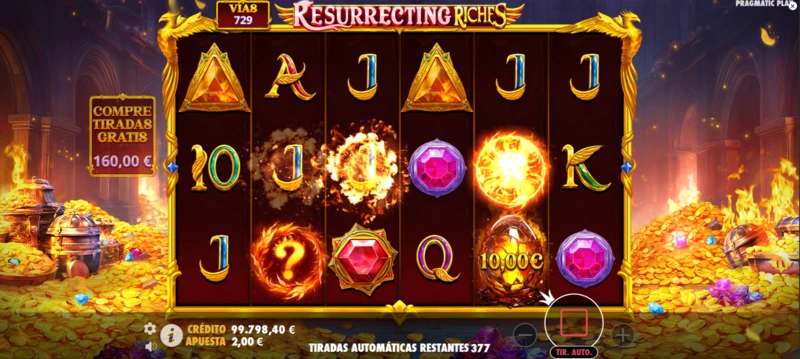 Resurrecting Riches casino es donde jugar con dinero real. Puedes elegir alguno de nuestro catálogo de casinos con bonos sin depósito.