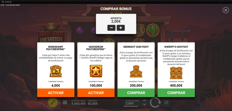 Jugar gratis a la tragaperras Hoot Shot the Sheriff puede ser una forma perfecto de entender sus mecánicas.