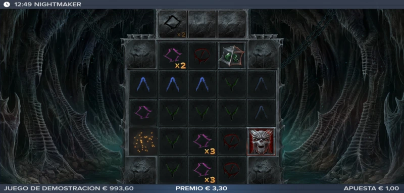 Nightmaker tragaperras gratis en español para que puedas jugar desde casa sin necesidad de traducir nada.