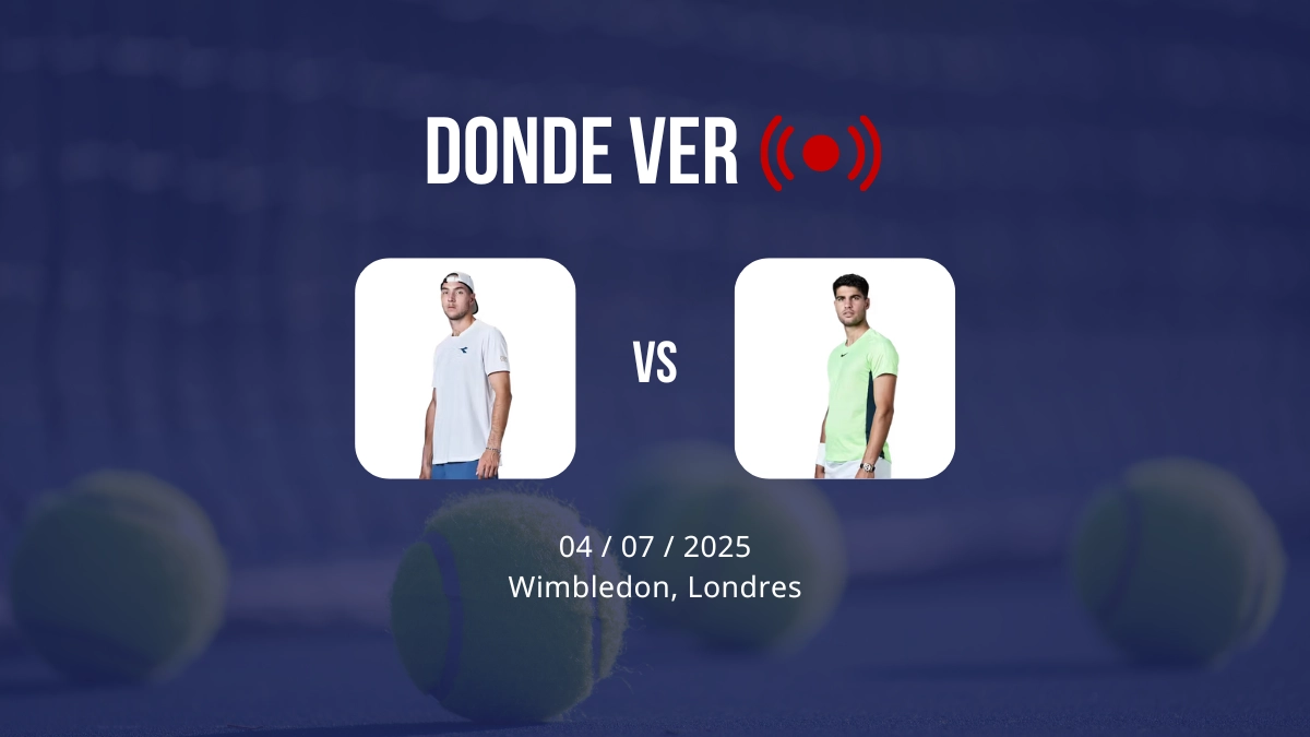 Jan-Lennard Struff vs Carlos Alcaraz hoy en Wimbledon: horario, canal de TV y cómo ver en directo