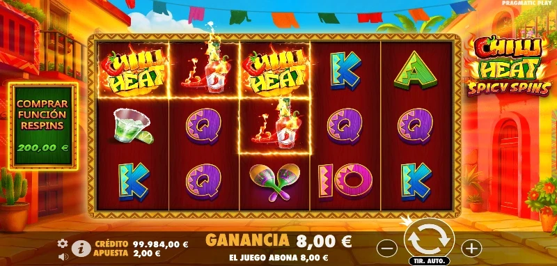 Jugar gratis a la tragamonedas de Chilli Heat Spicy Spins es una buena forma de probar diferentes estrategias.
