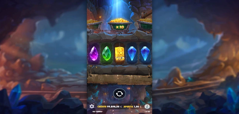 El comodín actúa también como Scatter seguro al formar una combinación con premios.