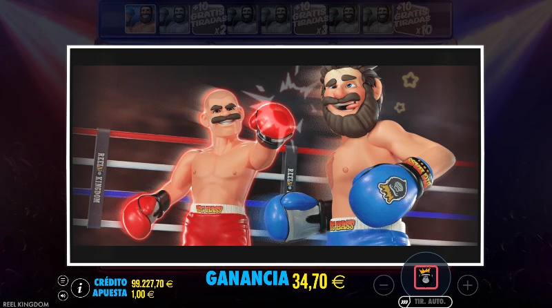 Las animaciones son un efecto especial divertido en el bonus progresivo cada vez que logremos avanzar en sus fases