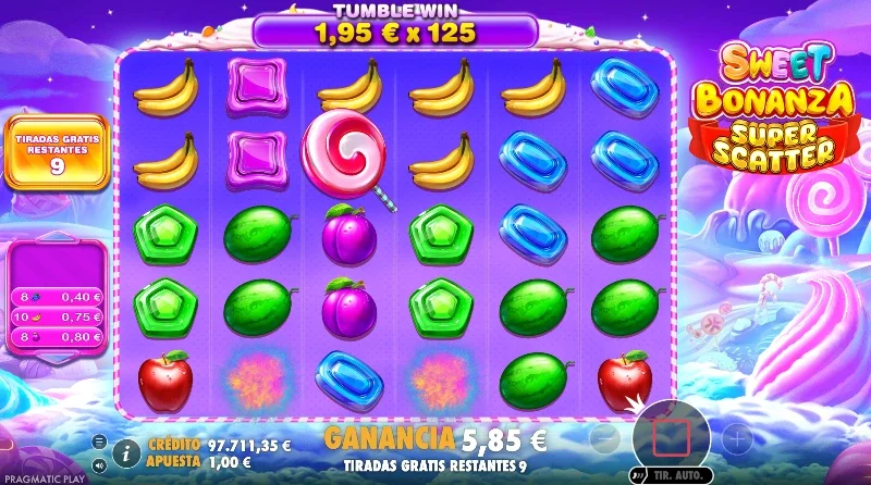 La mecánica de pago por Scatter es una de las alternativas que hace frente a las líneas tradicionales, pagando desde cualquier posición siempre que haya 8 o más símbolos iguales en el tablero.