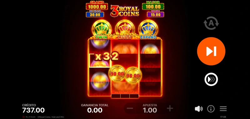 La mecánica de 3 pilares consiste en añadir un factor controlado por un RNG que puede activar el bonus en el momento que aparezca un símbolo que se recoja por uno de los 3 pilares. Se llama mecánica de potes en español.