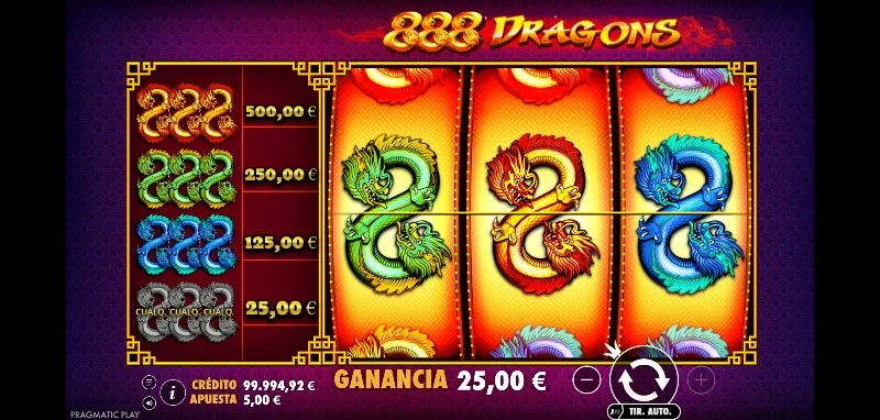 No tenemos ningún tipo función especial no bonus, solo una jugabilidad de línea única.