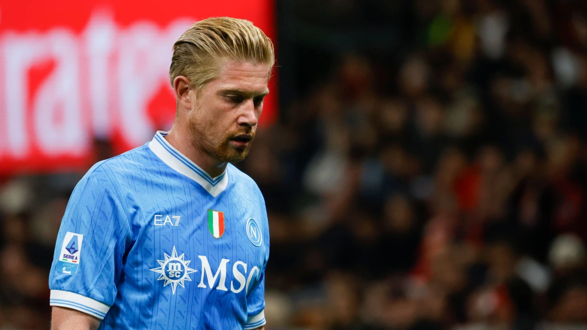 Alarma en el Nápoles, De Bruyne marca y se rompe: qué dice el diagnóstico oficial