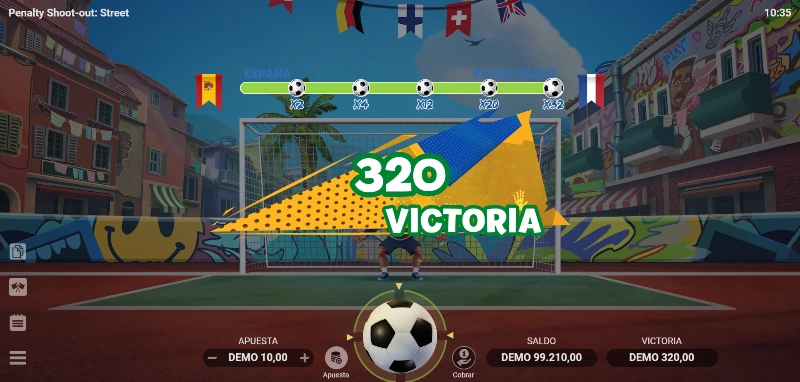 En el penalti game de Evoplay tendremos un max win de x32 tu apuesta.