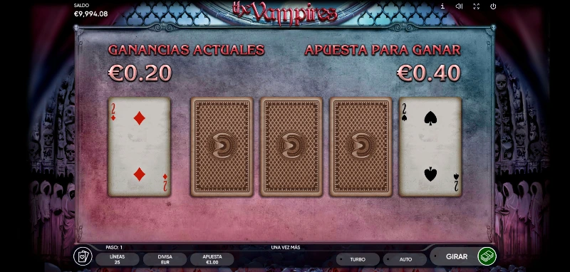 Cuando arriesgamos nuestro premio en el doble o nada, deberemos elegir una carta superior a la del crupier para conseguir ganar.