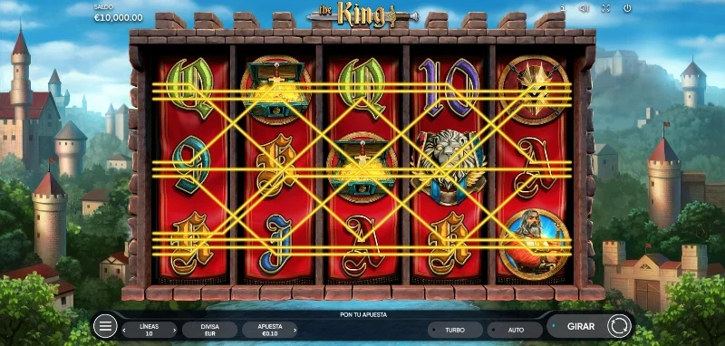 Las líneas ajustables es una función típica de la mayoría de tragaperras Endorphina.