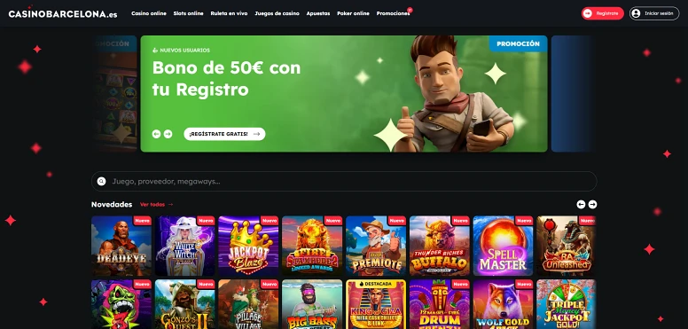 casino barcelona bono de 50€ sin depósito