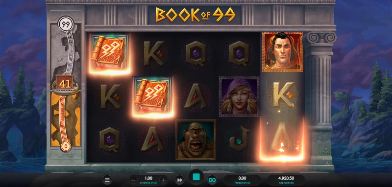 Da igual la cantidad de Scatters que activen el bonus, siempre se nos recompensará con 10 giros gratis a partir de 3 símbolos Scatters.