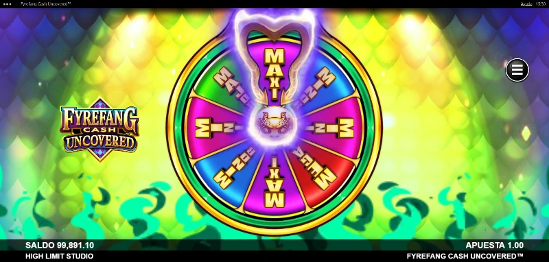 El sistema de la ruleta con jackpots se activa mediante RNG, por lo que cada vez que aparezca su Scatter, este se disparará para ver si entramos o no a dicha fase especial.