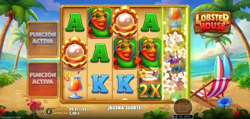 El tablero es un clásico 5 carretes y 3 filas con 20 líneas de juego fijas en las que podrán aparecer comodines con multiplicadores en los tambores 2, 3 y 4.