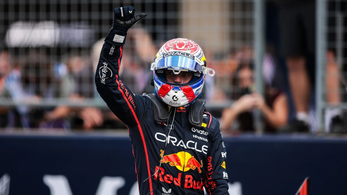 Max Verstappen tras ganar el Gran Premio de EEUU.