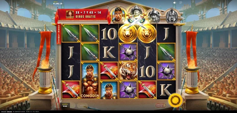 La jugabilidad premia partidas largas sin importar el tipo de apuesta debido a su mecánica progresiva que desbloquea nuevos comodines conforme aparezcan más escudos en pantalla.