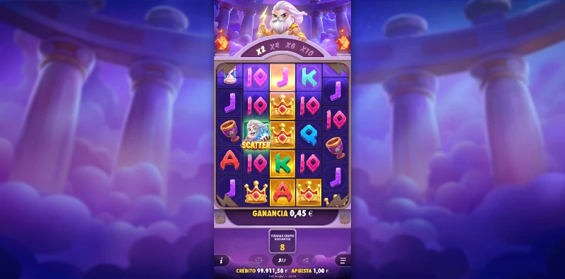 Su mecanismo de juego es idéntico a Starlight Wins pero con una capa visual que se inspira en la deidad griega Zeus.