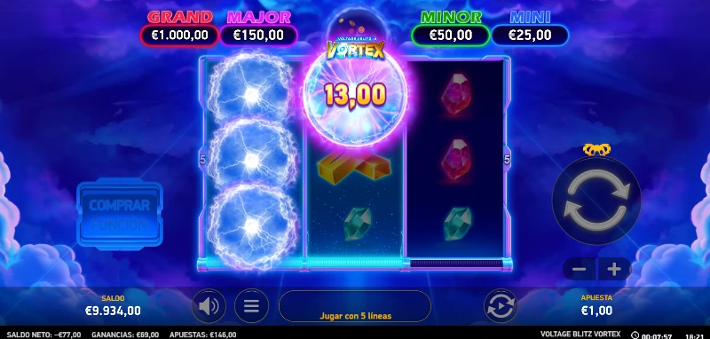 La mecánica de recolección ocurre tanto en las tiradas normales como en la fase de bonificación, siempre que un símbolo collect coincida con premios en efectivo.