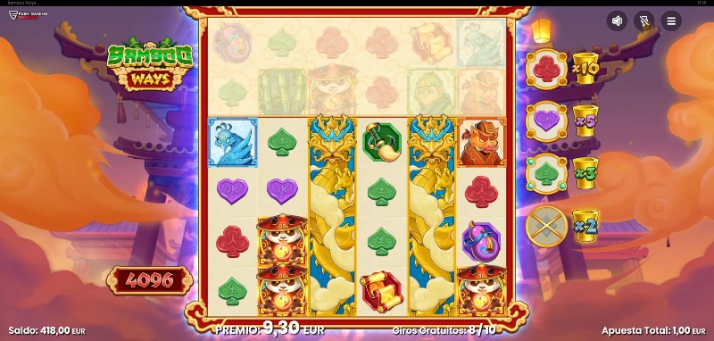 El juego de bonificación es un sistema progresivo donde se irán eliminando las figuras de bajo valor para tener mayores probabilidades de big wins.