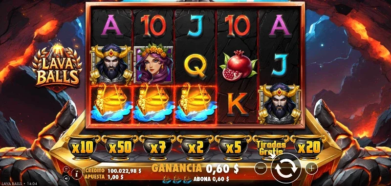 Una cuadrícula simple de 5x3 con un sistema de líneas dinámico es el escenario donde persigamos el pool prize de x4.800.