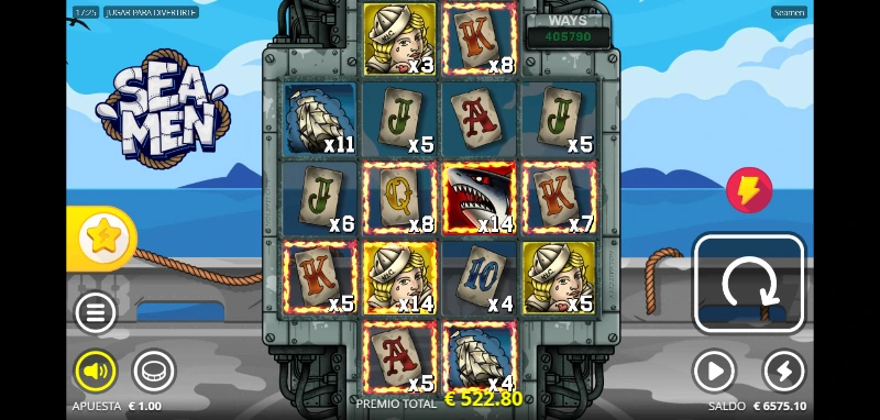 Disfruta de una temática marinera con mucho juego de palabras y algún que otro estereotipo.