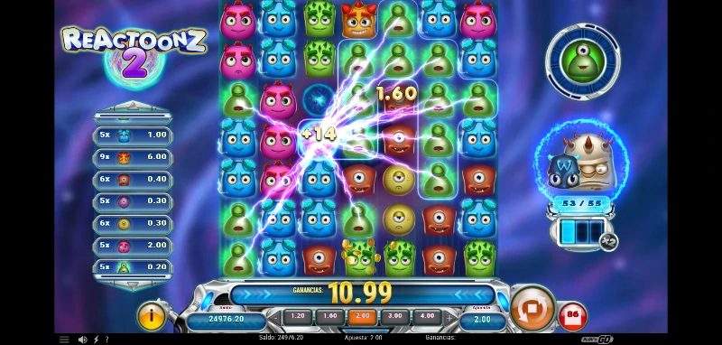 Los Energy Wilds recogen los símbolos en los que hayan participado para cargar el medidor de Gargatoon.